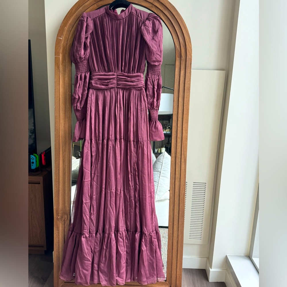 Summer Evening ruched maxi dress